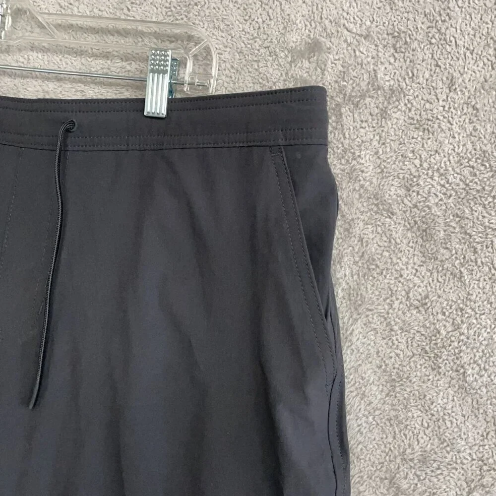NEW Kirkland Signature Men's L Stretch Swim Shorts Black Quick-Drying Polyester